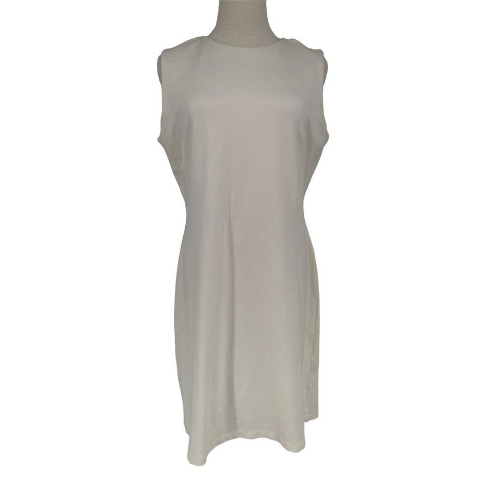 J.McLaughlin Women's Catalina Sleeveless White Dress Size L Spring Classic